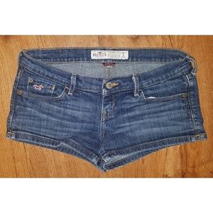 Hollister stretch jean shorts